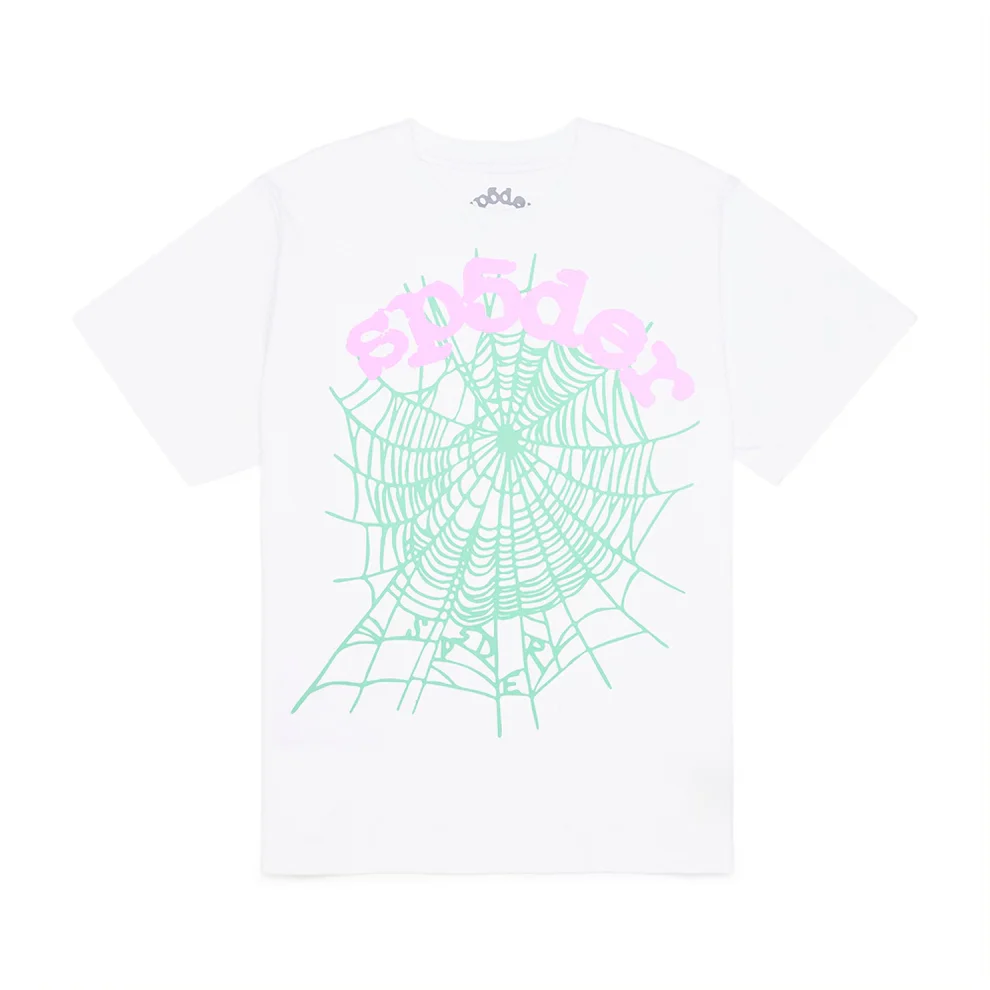 pink sp5der shirt
