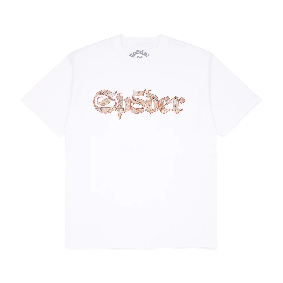 white sp5der shirt
